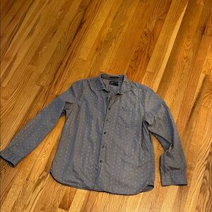Denim & Flower Gray Patterned Casual Shirt